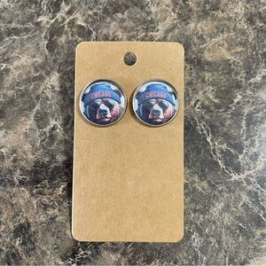 Chicago Bears Earrings New